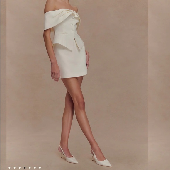 Meshki Alix Suiting Mini Skort - Picture 4 of 11